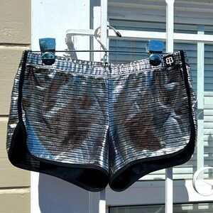 BetaBrand | disco ball 🪩 silver metallic shorty shorts